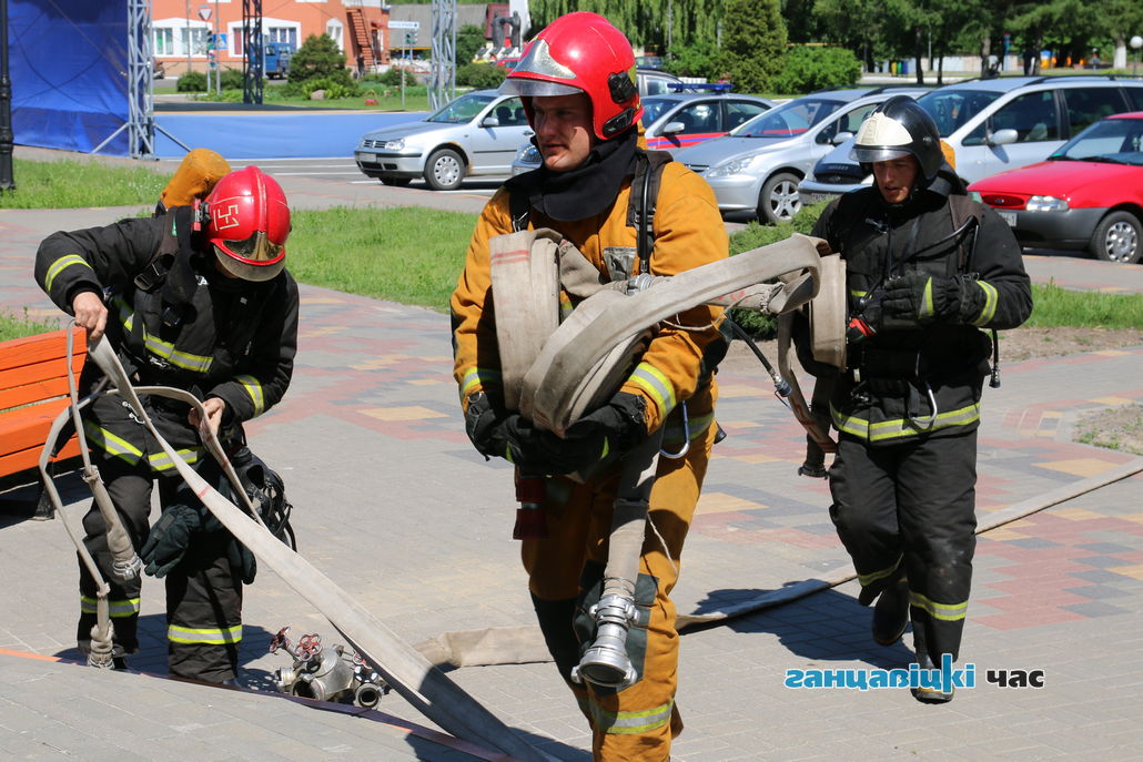 В Ганцевичах «горела» гостиница «Журавушка», 4 июня 2019 года
