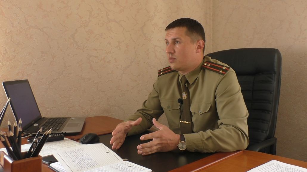 Андрей Лобко, начальник Ганцевичского РОЧС