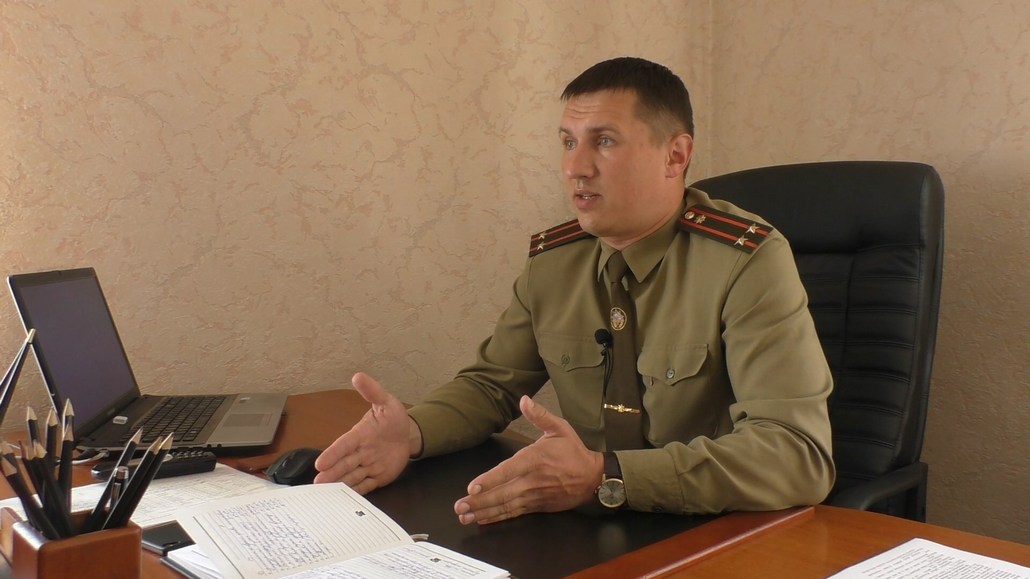 Андрей Лобко, начальник Ганцевичского РОЧС