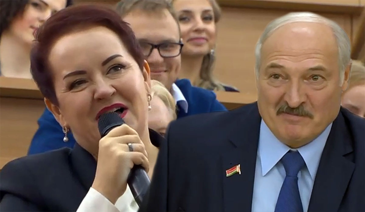 Президент Александр Лукашенко сделал комплимент ганцевчанке Надежде Здрок