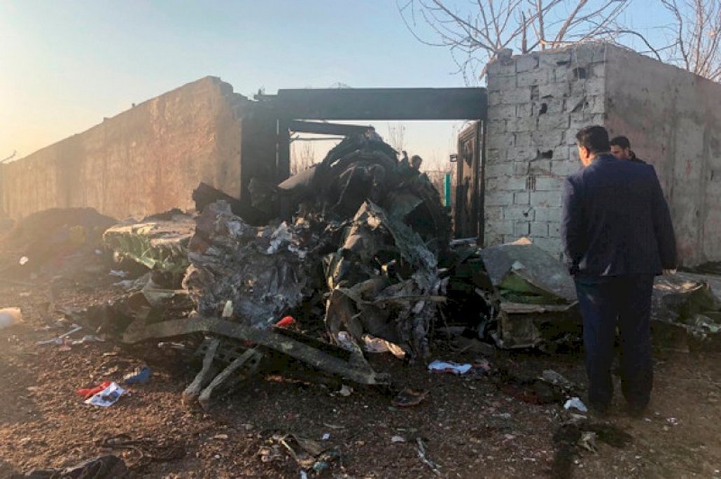 В Тегеране разбился украинский самолет со 180 пассажирами