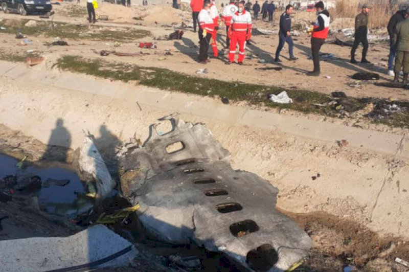 В Тегеране разбился украинский самолет со 180 пассажирами