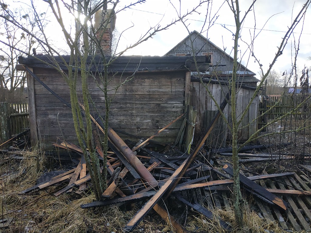 Пожар в Мальковичах.
