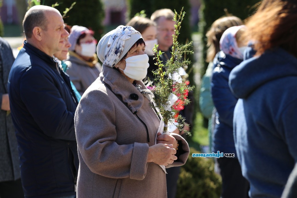 Католическое Вербное воскресенье в Ганцевичах