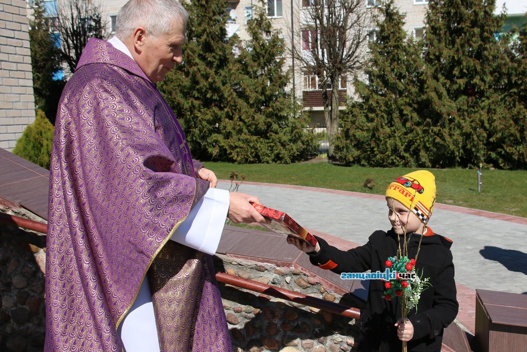Католическое Вербное воскресенье в Ганцевичах