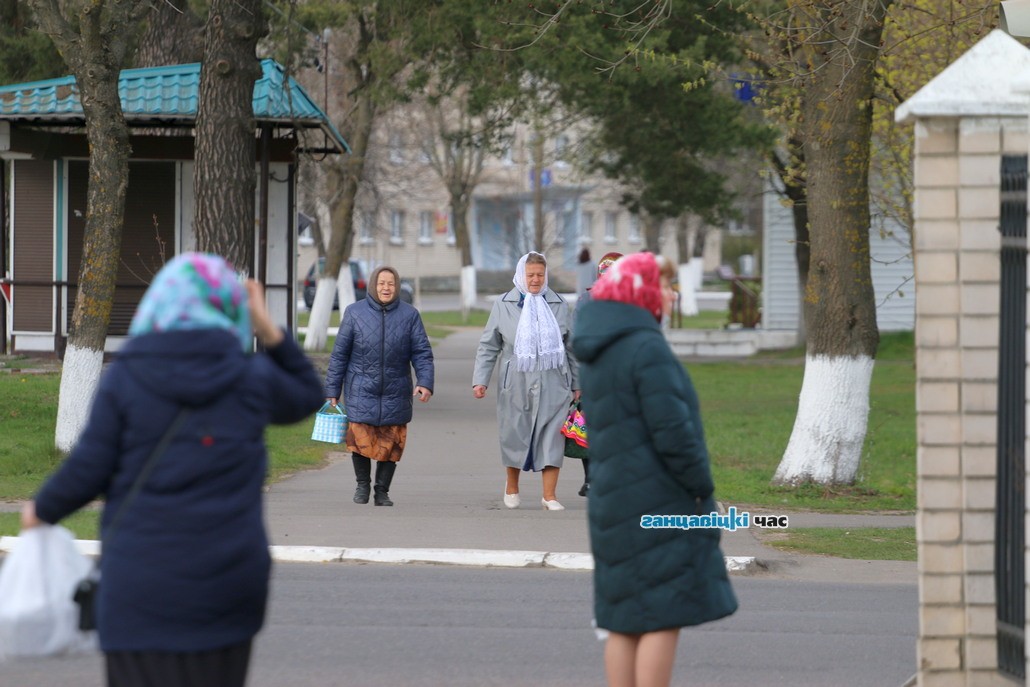 В Ганцевичах православные освятили куличи и яйца к Пасхе
