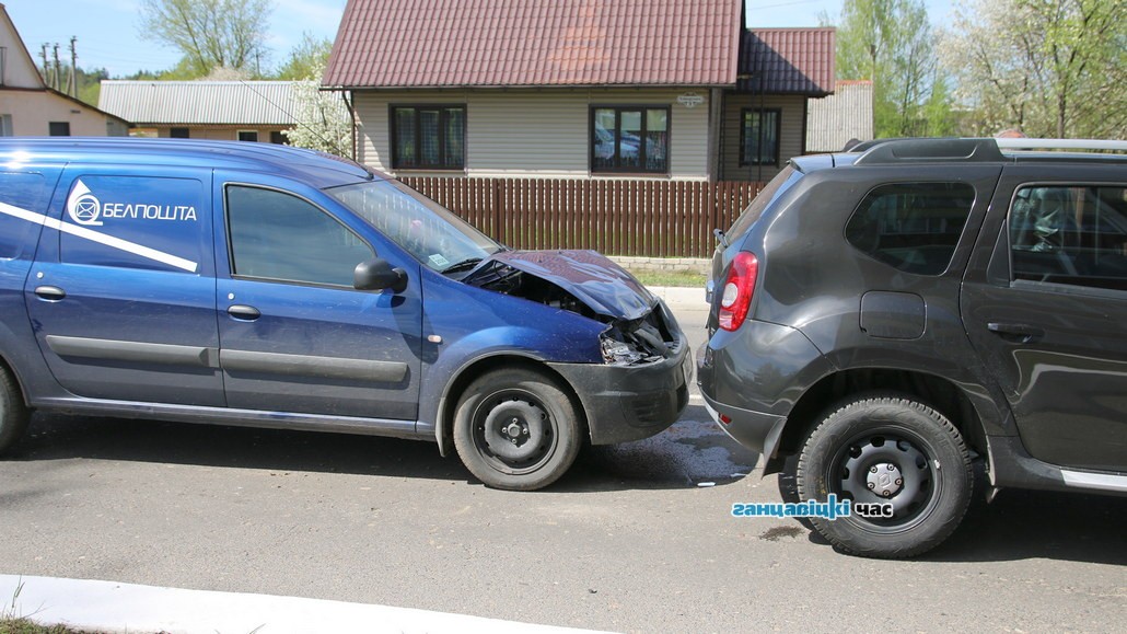 В Ганцевичах - ДТП с участием авто почтовой службы