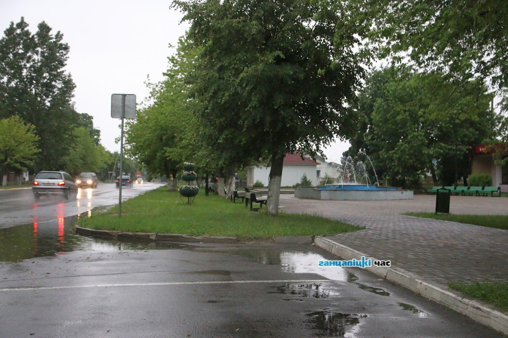 Ганцевичи снова подтопило