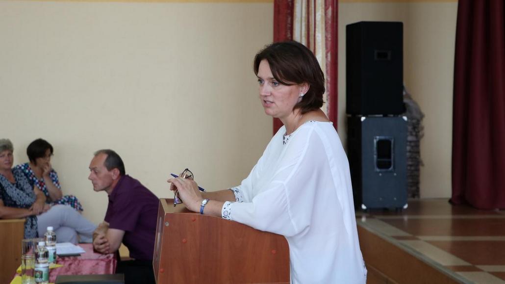 Елена Богдан, замминистра здравоохранения и доверенное лицо действующего президента посетила Ганцевичи