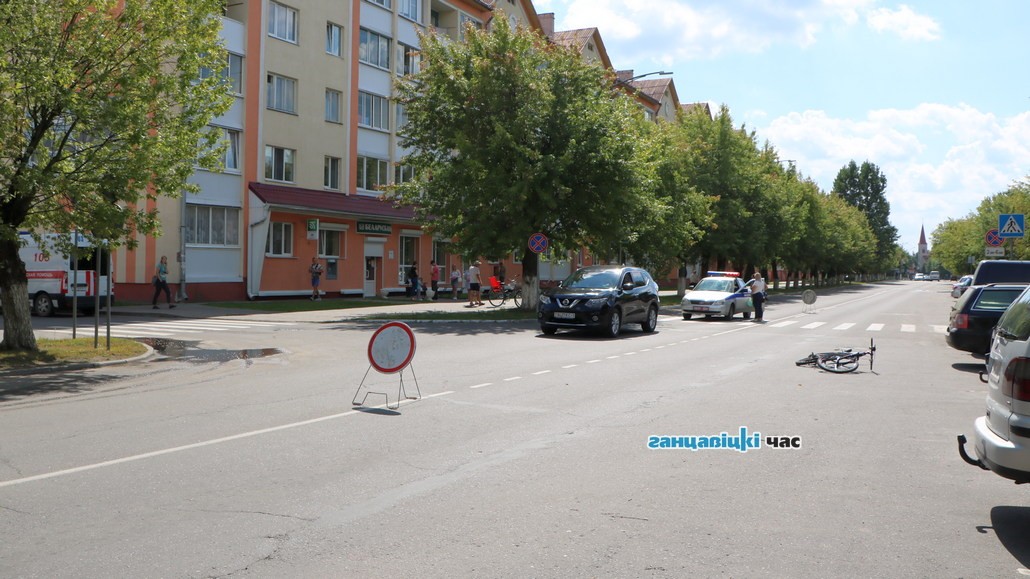 В Ганцевичах в ДТП пострадал подросток на велосипеде