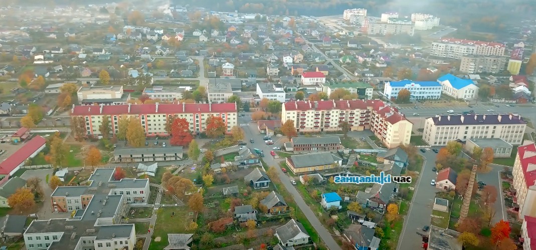 Ганцевичи, вид сверху